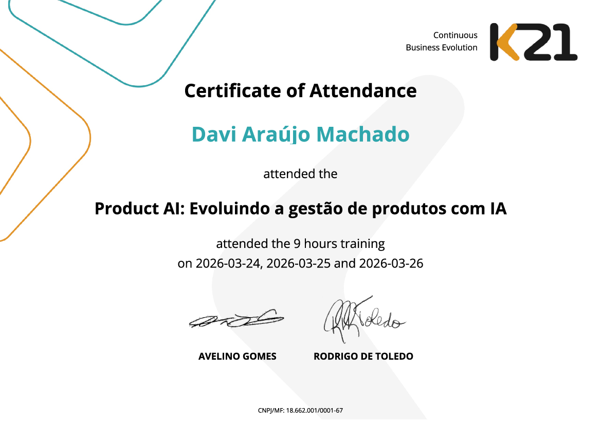 Certificado K21